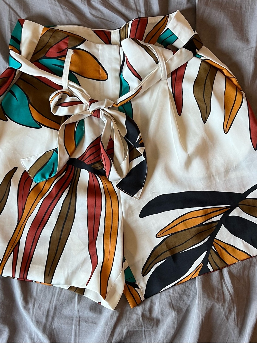 Nine West Multicolor Abstract Print Blouse
